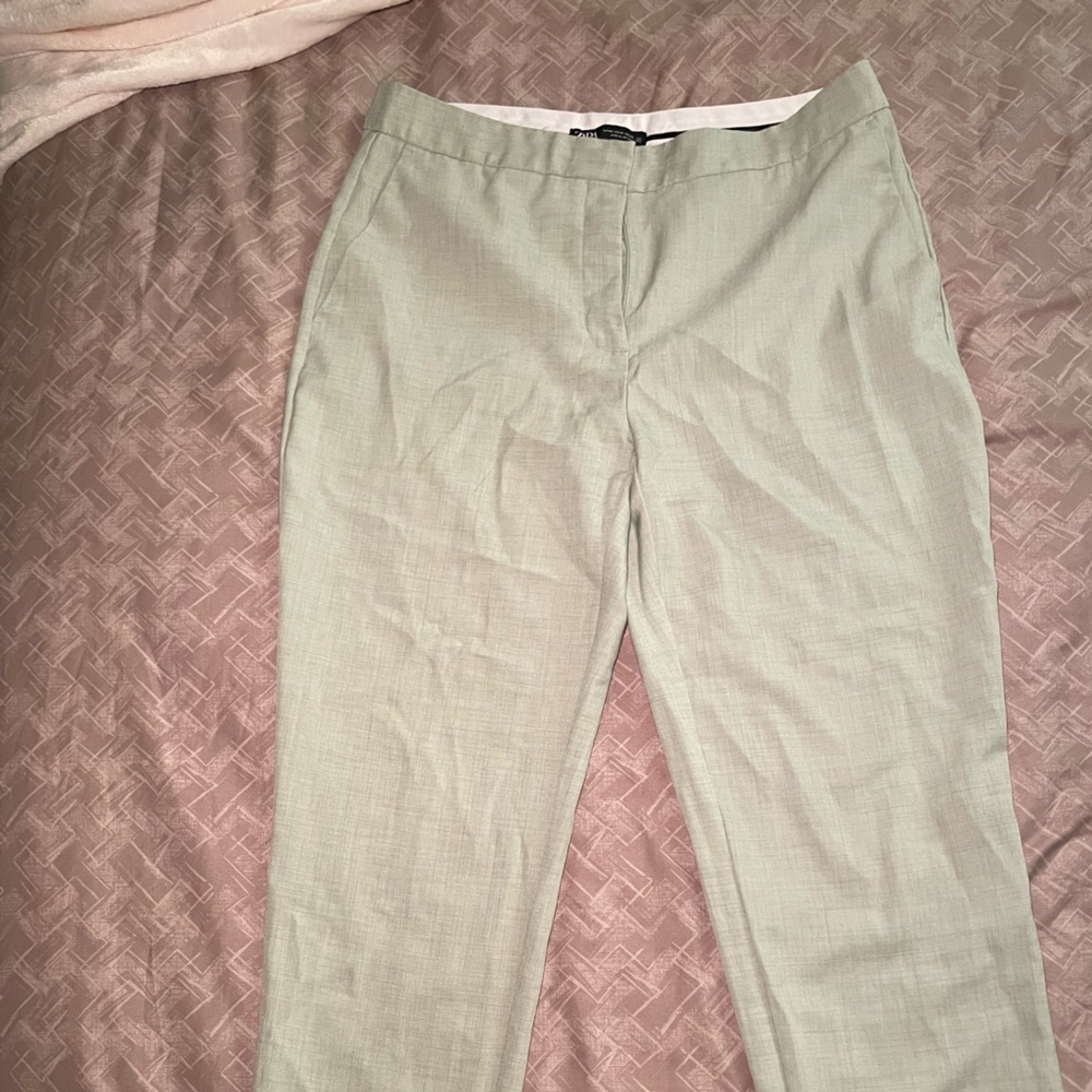 Zara Mint Chino Pants